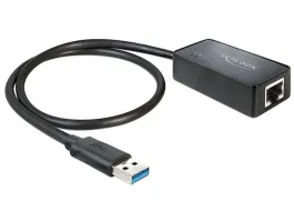 Delock 62121 USB3.0 Gigabit LAN 10/100/1000 Mb/s (fekete) adapter