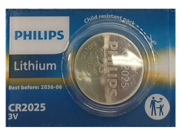 Philips CR2025 3V Lithium gombelem 1 darab