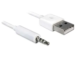 Delock 83182 USB-A apa / sztereo jack 3,5mm apa 4pin IPod Shuffle 1m kábel