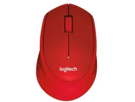 Logitech M330 Silent Plus Wireless Mouse Red egér (910-004911)