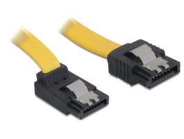 Delock Cable SATA 30cm up/straight metal yellow (82472)