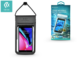Devia univerzális vízálló védőtok max. 3.8-5.8&quot; méretű készülékekhez - Devia  Strong Waterproof Bag For Smartphone - fek