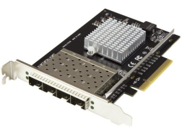Startech (PEX10GSFP4I) Quad-Port SFP+ Server Network Card - PCI Express - Intel XL710 Chip