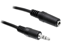 Delock (84002) audio kábel sztereo jack 3.5mm apa / anya 3m