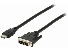 Nedis HDMI - DVI-D 2m fekete kábel (CCGB34800BK20)