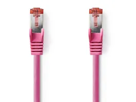 Nedis Cat6 S/FTP Hálózati Kábel RJ45 1m Rózsaszín (CCGP85221PK10)