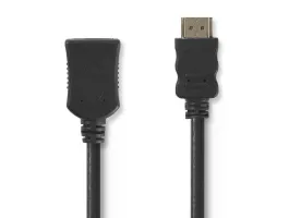 Nedis HDMI v1.4 hosszabbító apa-anya kábel 3m Fekete (CVGP34090BK30)