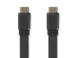 Nedis lapos HDMI v1.4 kábel 3m Fekete (CVGP34100BK30)
