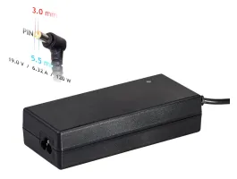 Akyga AK-ND-56 (19V/6.32A 120W 5.5x3.0+pin) Samsung laptop töltő adapter