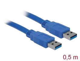 Delock USB3.0 apa/apa 50cm kábel (83121)