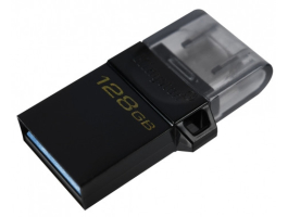 Kingston 128GB DataTraveler microDUO3 G2 Black pendrive (DTDUO3G2/128GB)