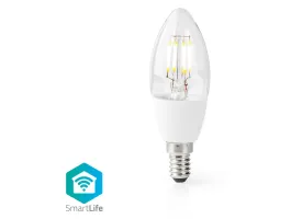 Nedis Intelligens Wi-Fi-s LED-lámpa E14 C37 5 W 400 lm Fehér (WIFILF10WTC37)