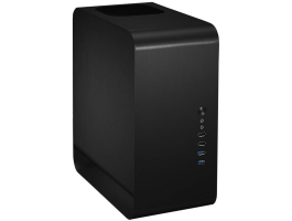 Jonsbo UMX1 Plus ITX Fekete Akril oldal számítógépház (UMX1PLUS BLACK)