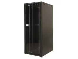 Lande LN-CK42U6010-BL CK 19&quot; 42U 800x800 fekete álló rack szekrény