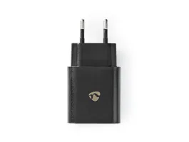 Nedis Fali töltőberendezés 3,0 A USB (QC 3.0) Fekete (WCQC302ABK)