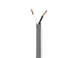 Nedis Rugalmas hangsugárzó-kábel 2x 1,5mm 100m Tekercs Szürke (COTR15030GY100)