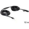 Delock 83415 USB3.0 10m aktív hosszabbító kábel