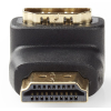 Nedis HDMI Adapter 90-ban Hajlított HDMI apa - HDMI-aljzat Fekete (CVGB34901BK)