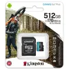 Kingston 512GB SD micro Canvas Go Plus (SDXC Class 10 UHS-I U3) (SDCG3/512GB) memória kártya adapterrel