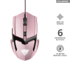Trust GXT 101P Gav Optical Gaming mouse Pink (23093)