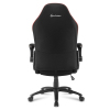 Sharkoon Elbrus 1 Gaming Chair Black/Red gamer szék (4044951027637)